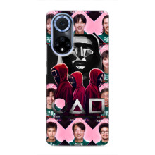 Чехол Гра в кальмара для Huawei Nova 9 SE – Персонажи игры кальмара