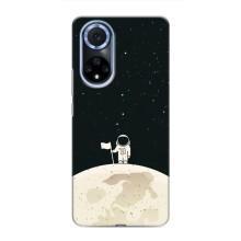 Космические Чехлы для Хуавей Нова 9 СЕ (VPrint) (На луне)