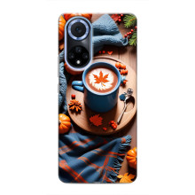 Чохол з унікальним дизайном 'Осінь з кавою' для Huawei Nova 9 SE – Кава і гарбузики