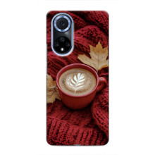 Чохол з унікальним дизайном 'Осінь з кавою' для Huawei Nova 9 SE – Кава на ковдрі