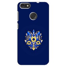 Чохли для Huawei Nova Lite 2017, Y6 Pro 2017, SLA-L22, P9 Lite mini Укр. Символіка (AlphaPrint) (Квітковий Герб)