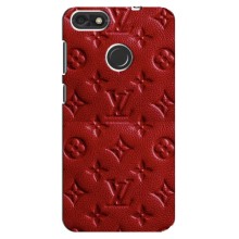 Текстурный Чехол Louis Vuitton для Хуавей Нова Лайт (2017) – Красный ЛВ