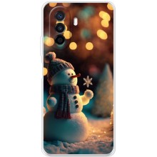 Чехлы на Новый Год Huawei Nova Y70 – Снеговик праздничный