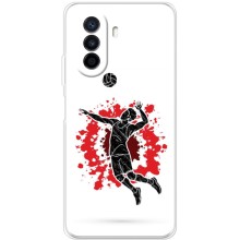 Чехлы с принтом Спортивная тематика для Huawei Nova Y70 – Волейболист
