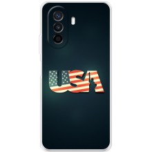 Чехол Флаг USA для Huawei Nova Y70 – USA