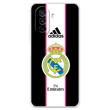 Чехол для Huawei Nova Y70 с принтом (Лого Real Madrid)