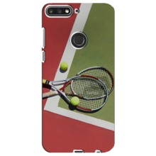 Чехлы с принтом Спортивная тематика для Huawei Nova 2 Lite (Ракетки теннис)