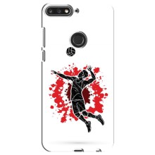 Чехлы с принтом Спортивная тематика для Huawei Nova 2 Lite – Волейболист