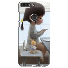 Девчачий Чехол для Huawei Nova 2 Lite (Девочка с игрушкой)