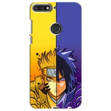 Купить Чехлы на телефон с принтом Anime для Хуавей Нова 2 Лайт (Naruto Vs Sasuke)