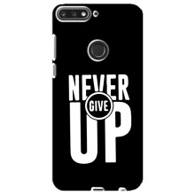 Силиконовый Чехол на Huawei Nova 2 Lite с картинкой Nike (Never Give UP)