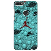 Силиконовый Чехол Nike Air Jordan на Хуавей Нова 2 Лайт – Джордан Найк