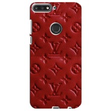 Текстурный Чехол Louis Vuitton для Хуавей Нова 2 Лайт (Красный ЛВ)