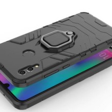 Ударопрочный чехол Transformer Ring for Magnet для Huawei P Smart (2019) – Черный