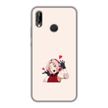 Чехлы Персонажи Аниме Наруто для Huawei P Smart 2019 (AlphaPrint) – Лайк Сакура