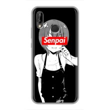 Чехлы Персонажи Аниме Наруто для Huawei P Smart 2019 (AlphaPrint) – Senpai