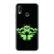 Чехлы с героями Марвел Huawei P Smart 2019 (VPrint) – Зелёный Халк