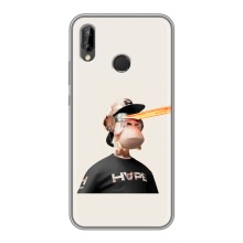 Чехлы с Обезьянами NFT для Huawei P Smart 2019 (AlphaPrint) – обезьяна NFT в очках