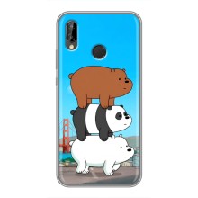 Чехлы с Пандами на Huawei P Smart 2019 (Друзья)