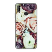 Чехлы с принтом Розочки для Huawei P Smart 2019 (Букет РОЗ)