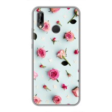 Чехлы с принтом Розочки для Huawei P Smart 2019 (Разные цветы)