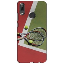 Чехлы с принтом Спортивная тематика для Huawei P Smart 2019 – Ракетки теннис