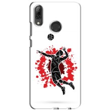 Чехлы с принтом Спортивная тематика для Huawei P Smart 2019 (Волейболист)