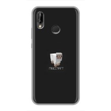 Чехол Майнкрафт на Huawei P Smart 2019 (AlphaPrint) Minecraft – Овечка Майнкрафт