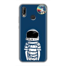 Чохол NASA для Huawei P Smart 2019 (AlphaPrint) – Хлопчик в шоломі