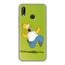Чjхол з Сімпсонами для Huawei P Smart 2019 (VPrint) – Гомер Сімпсон