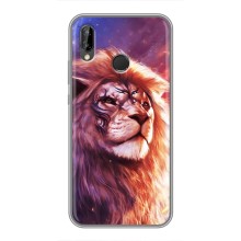 Чохол з картинкою ЛЕВ для Huawei P Smart 2019 (VPrint) – Красочний Лев