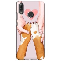 Чехол (ТПУ) Милые собачки для Huawei P Smart 2019 (Любовь к собакам)