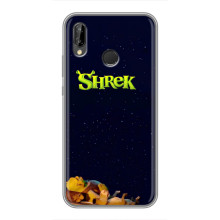 Чохол з мультфільмом Шрек на Huawei P Smart 2019 – Шрек лого