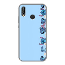 Чехол с принтом Стич на Huawei P Smart 2019 (Стич фон)