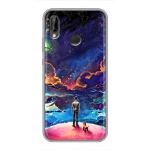 Космічні Чохли для Хуавей П Смарт 2019 (VPrint) – Вид Галактики