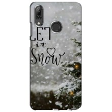 Новогодние, Праздничные Чехлы для Huawei P Smart 2019 - 2024 год (Let it snow)