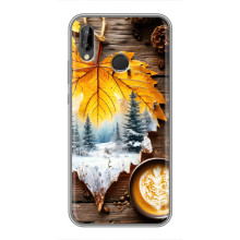 Чохол з унікальним дизайном 'Осінь з кавою' для Huawei P Smart 2019 – Осінньо-зимове кава