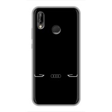 Силиконовый бампер с картинкой машины на Huawei P Smart 2019 (Силует Audi)