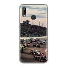 Чехол с прнтом Формула 1 на Huawei P Smart 2019 – Гонка Формула-1