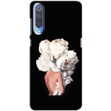 Чехлы (ART) Цветы на Huawei P Smart 2020 (VPrint) (Белые цветы)