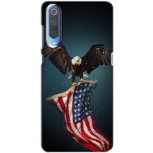 Чехол Флаг USA для Huawei P Smart 2020 (Орел и флаг)