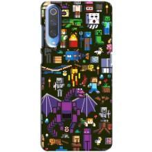 Чехол Майнкрафт на Huawei P Smart 2020 (AlphaPrint) Minecraft (Коллаж Майнкрафт)