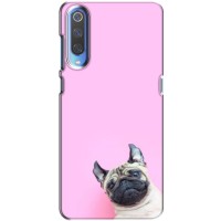 Бампер для Huawei P Smart 2020 с картинкой "Песики" (Собака на розовом)
