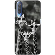 Силиконовый чехол с КАРТИНКАМИ лето для Huawei P Smart 2020 (AlphaPrint) (Жирафы в очках)