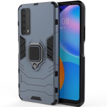 Ударостійкий чохол Transformer Ring for Magnet для Huawei P Smart (2021) – Сірий