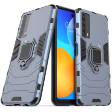 Ударостійкий чохол Transformer Ring for Magnet для Huawei P Smart (2021) – Сірий