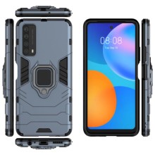 Ударостійкий чохол Transformer Ring for Magnet для Huawei P Smart (2021) – Сірий