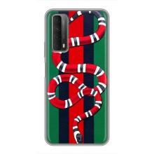 Чехлы ГУЧЧИ для Хуавэй Пи Смарт 2021 (AlphaPrint) – Gucci змия