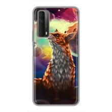 Чехлы с картинкой Лисички для Huawei P Smart 2021 (VPrint)