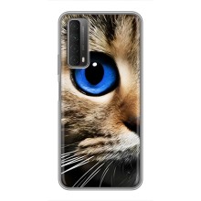 Чехлы с Котиками для Huawei P Smart 2021 (VPrint) (Глаз кота)